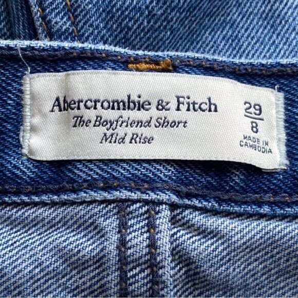Abercrombie & Fitch The Boyfriend Short Distressed Size 29 Festival BOHO Coastal - Picture 9 of 16
